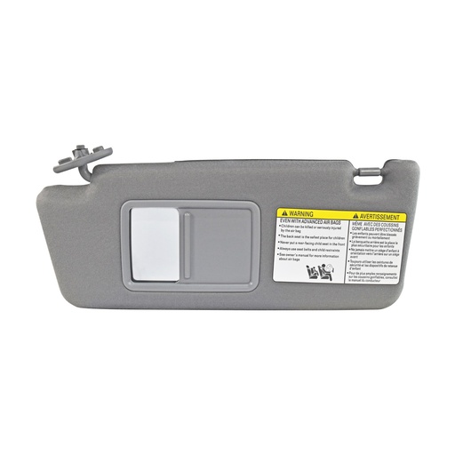 VISERA TY TACOMA 05-15  1 PIEZA CON ESPEJO GRIS PLASTICO TIPO ORIGINAL Izquierdo Delantera  