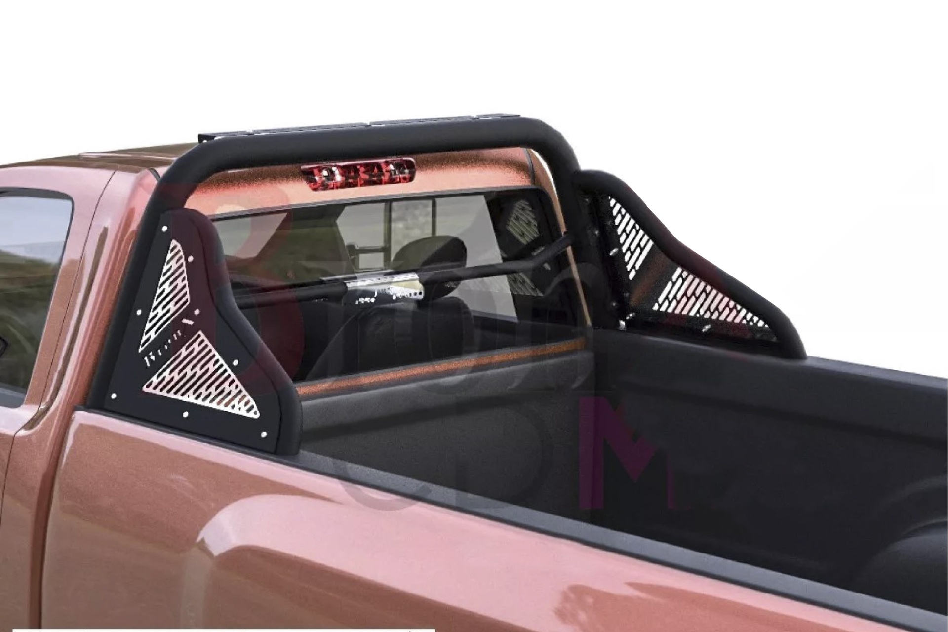 [RBXPTHD6-2] ROLL BAR BRONX SUPER PLUS (Negro, FORD RANGER 2013-2023 (DIESEL Y GASOLINA))