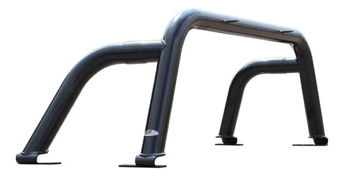 [RBSPNPR6] ROLL BAR BRONCO SPORT (Negro, NISSAN NP-300 / FRONTIER (4 CIL) 2016-2021 CABINA SENCILLA)