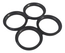 CENTRADOR RIN NEGRO PLASTICO (73.2 X 62) 4 PZS