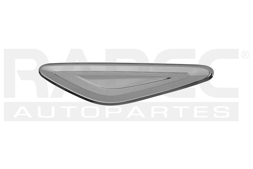 MOLDURA SALPICADERA FD FIGO 19-21 CROMADA IZQ
