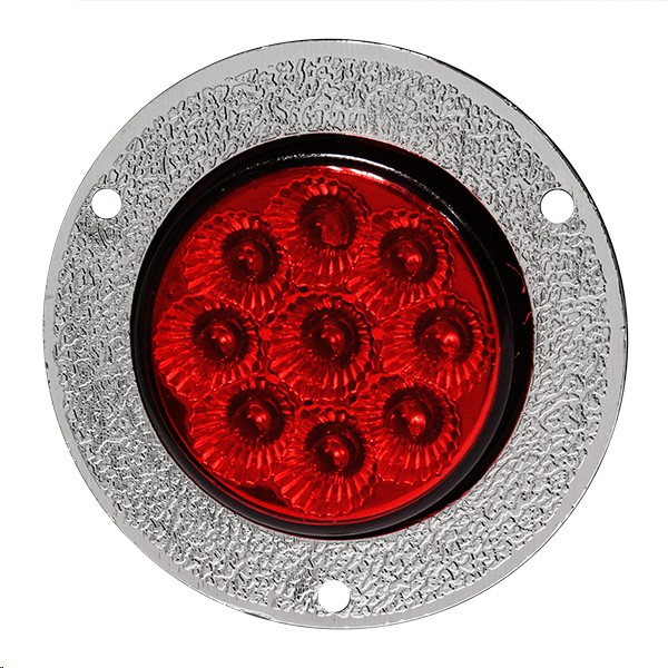 PLAFON LED REDONDO BRIDA CROMADO 2" 9 LE