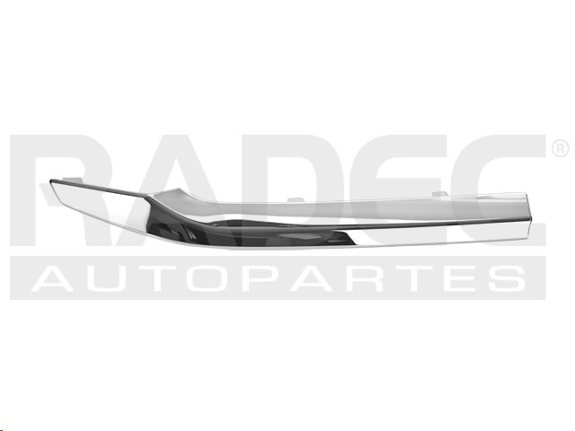 MOLDURA PARRILLA HD ODYSSEY 14-17 SUPERIOR CROMADA DER