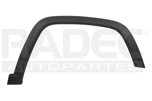 MOLDURA ARCO DELANTERA JP COMPASS 18-22 CORRUGADA 4X2/4X4/LATITUDE/TRAILHAWK/LIMITED/LIMITED PREMIUM L4 4 CILINDROS 2.4L 5 PUERTAS DER