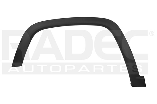 MOLDURA ARCO DELANTERA JP COMPASS 18-22 CORRUGADA 4X2/4X4/LATITUDE/TRAILHAWK/LIMITED/LIMITED PREMIUM L4 4 CILINDROS 2.4L 5 PUERTAS IZQ