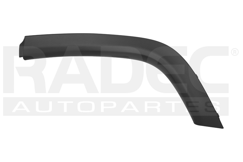 MOLDURA ARCO TRASERA JP COMPASS 18-21 CORRUGADA 4X2/4X4/LATITUDE/TRAILHAWK/LIMITED/LIMITED PREMIUM L4 4 CILINDROS 2.4L 5 PUERTAS IZQ