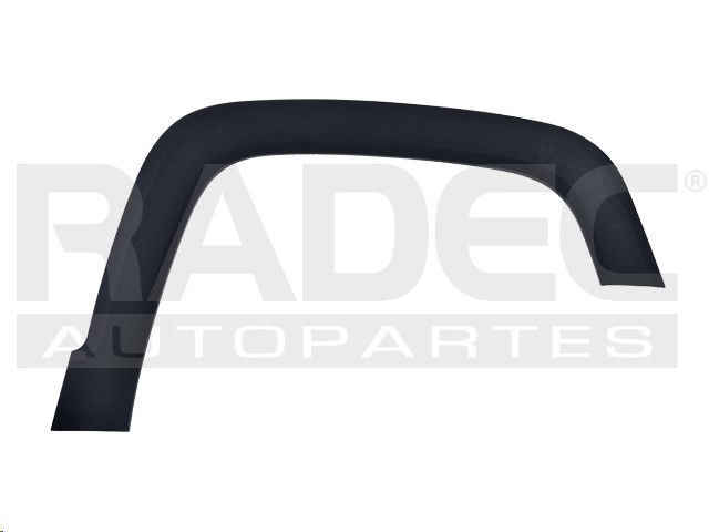 MOLDURA SALPICADERA DELANTERA JP RENEGADE 17-22 GRIS DER