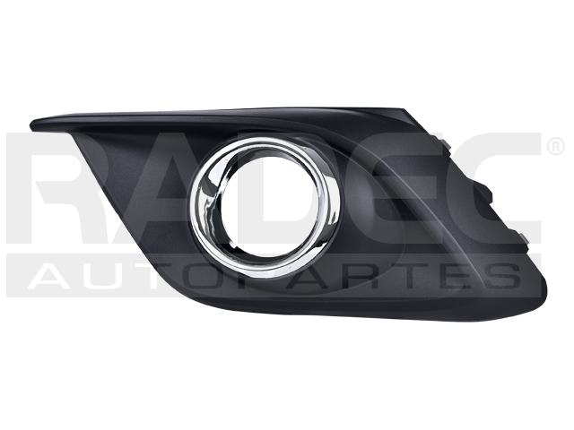 MOLDURA REJILLA MZ 3 14-16 C/HOYO P/FARO NIEBLA F/CROMADO IZQ