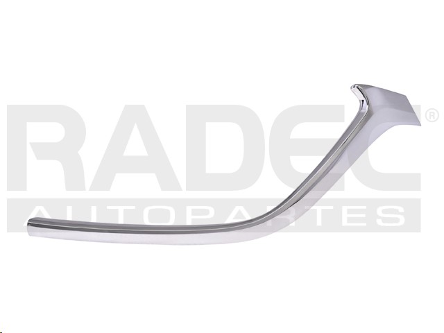 MOLDURA PARRILLA MZ 3 17-18 CROMADA IZQ