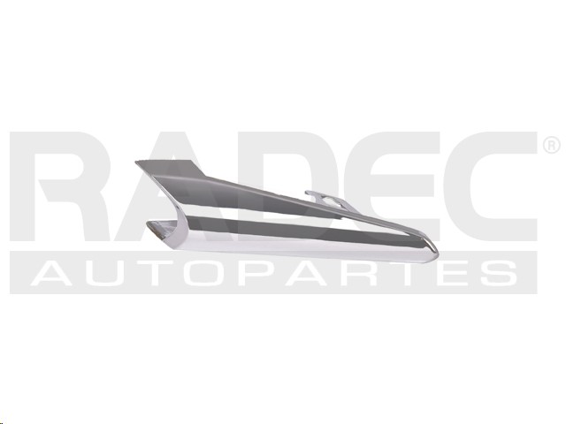 MOLDURA REJILLA DELANTERA MZ 3 17-18 CROMADA DER