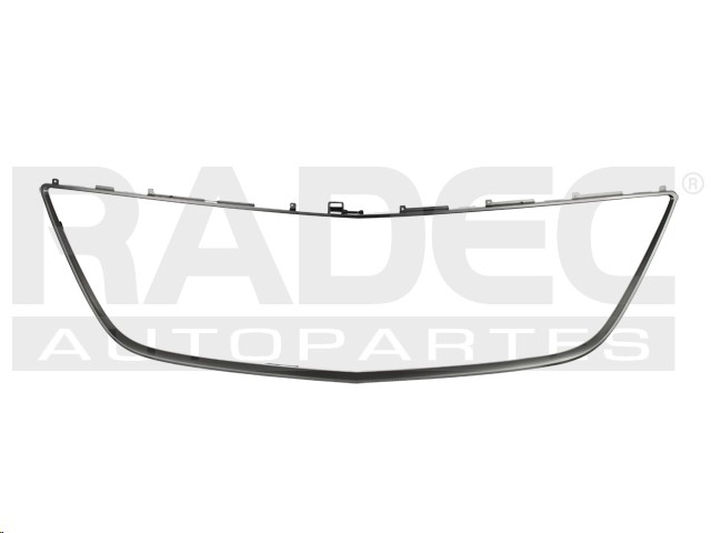 MOLDURA REJILLA DELANTERA MZ CX7 10-12 PLATA 2.3L