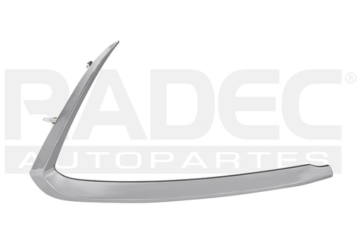 MOLDURA FASCIA DELANTERA MZ CX9 16-23 CROMADA I GRAND TOURING/SIGNATURE L4 4 CILINDROS 2.5L 5 PUERTAS DER