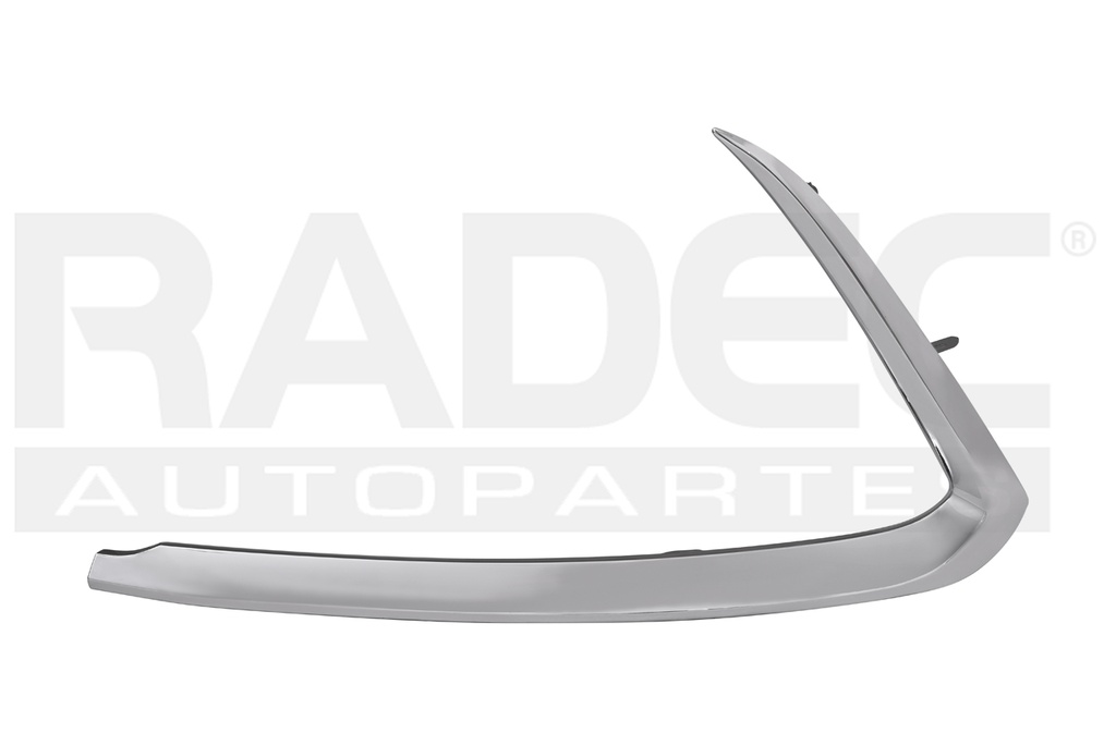 MOLDURA FASCIA DELANTERA MZ CX9 16-23 CROMADA I GRAND TOURING/SIGNATURE L4 4 CILINDROS 2.5L 5 PUERTAS IZQ
