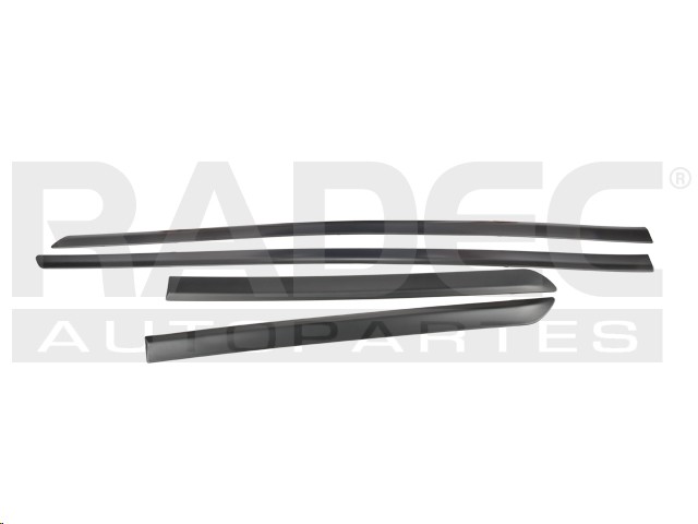MOLDURA PUERTA NS ALTIMA 07-12 JUEGO 4 PIEZAS P/PINTAR BASE/S/SE/SL/SR/HYBRID L4/V6 4/6 CILINDROS 2.5/3.5L 4 PUERTAS