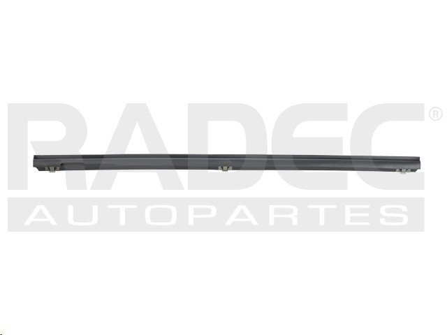 MOLDURA BOTAGUA TY HILUX 84-88  CABINA REGULAR CON ALETA 56 CM NEGRA Izquierdo Delantera  Interior