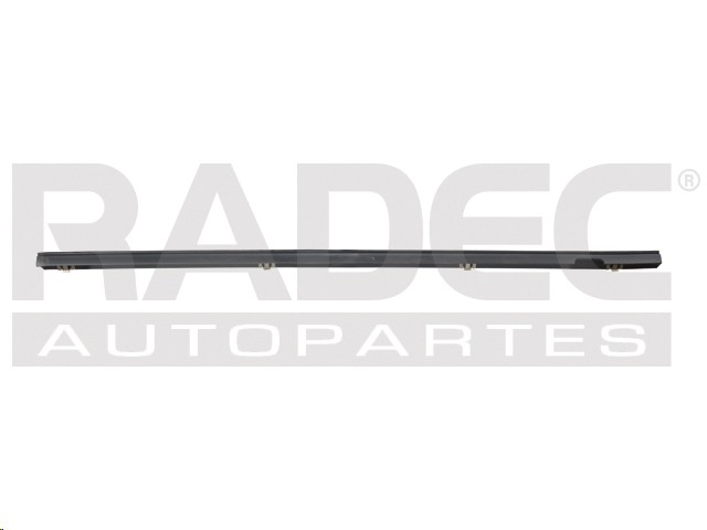 MOLDURA BOTAGUA TY HILUX 89-95  CABINA REGULAR SIN ALETA 75CM NEGRA Derecho Delantera  Interior