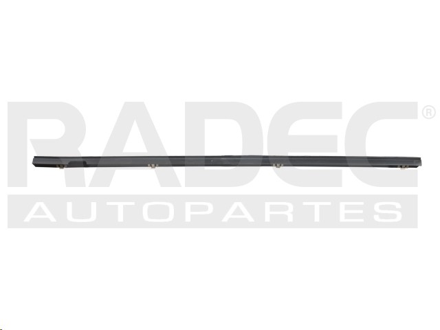 MOLDURA BOTAGUA TY HILUX 89-95  CABINA REGULAR SIN ALETA 75CM NEGRA Izquierdo Delantera  Interior