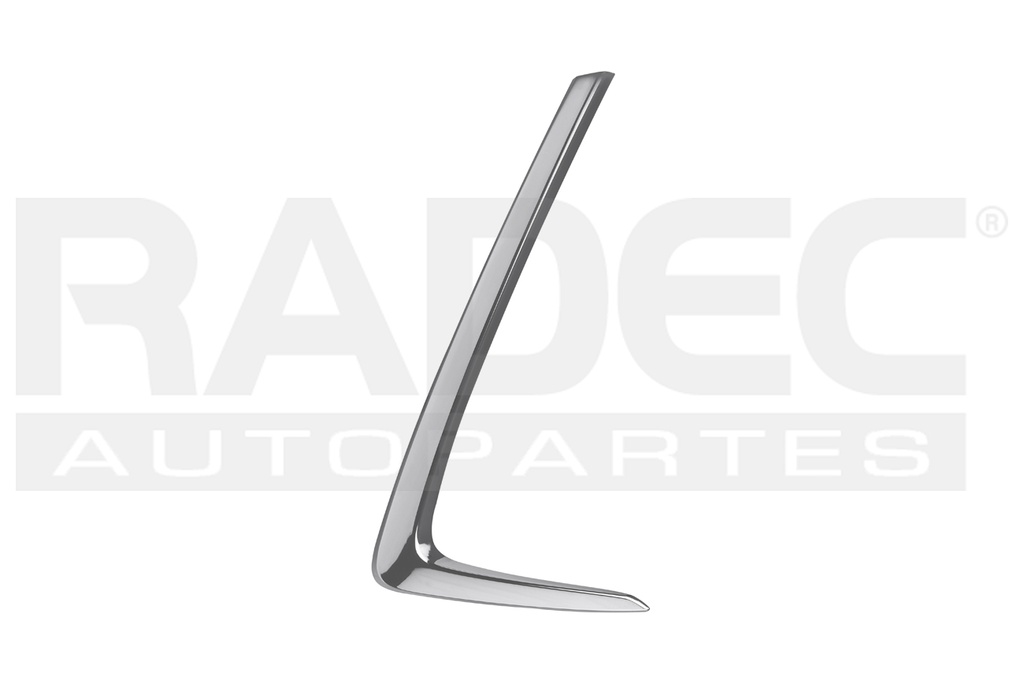 MOLDURA FASCIA DELANTERA TY YARIS R 16-20 CROMADA LE/XLE L4 4 CILINDROS 1.5L 4 PUERTAS DER