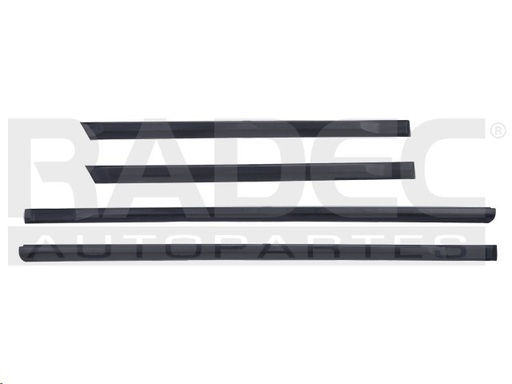 MOLDURA PUERTA VW JETTA 88-92 4 PUERTAS