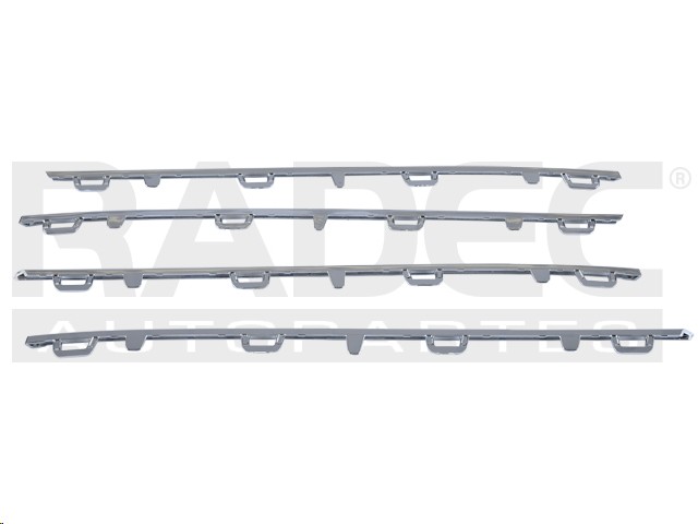 MOLDURA PARRILLA VW AMAROK 10-13 4 PIEZA