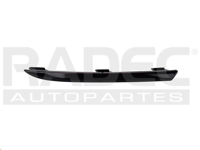 MOLDURA FASCIA TRASERA VW VENTO 16-20 NEGRA LINEA ANTERIOR STARLINE L4 4 CILINDROS 1.6L 4 PUERTAS IZQ