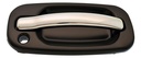 MANIJA EXTERIOR CD ESCALADE EXT/ESV 02-06  CV SILVERADO 99-06/SUBURBAN/TAHOE/SONORA 00-06/AVALANCHE 02-06  GM SIERRA  CV CHEYENNE 99-06  CON HOYO PARA LLAVE LISA PARA PINTAR PLASTICO HUSHAN Derecho Delantera  