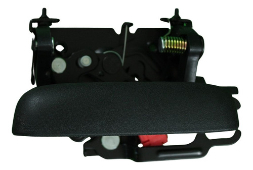 MANIJA DE TAPA CV AVALANCHE 02-06  CON HOYO PARA LLAVE CORRUGADA NEGRO ZINC CON PLASTICO HUSHAN    