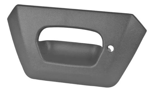 MANIJA DE TAPA CV AVALANCHE 02-06  CON HOYO PARA LLAVE SOLO BISEL CORRUGADA GRIS OBSCURO PLASTICO HUSHAN    