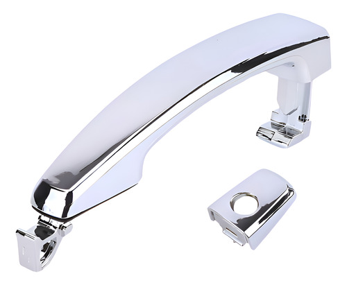 MANIJA EXTERIOR CV AVEO 08-17/CAPTIVA 08-15/EPICA 06-11  PT G3 07-09  SN VUE 08-10  CON HOYO PARA LLAVE CROMADA PLASTICO HUSHAN Derecho/Izquierdo Delantera  