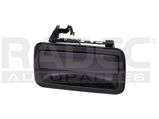 MANIJA EXTERIOR CV S10 95-04/BLAZER (S10) 95-01  GM SONOMA/JIMMY 95-04/ENVOY 95-01  OD BRAVADA 96-01  LISA PARA PINTAR NEGRA PLASTICO HUSHAN Derecho Trasera  