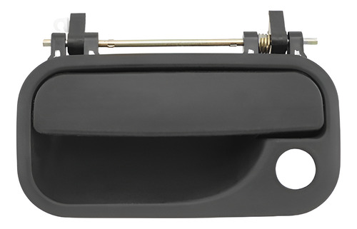 MANIJA EXTERIOR CV CHEVY JOY / POP / SWING / PICK UP 96-12/MONZA 97-12  CON HOYO PARA LLAVE CORRUGADA NEGRA PLASTICO HUSHAN Izquierdo Delantera  