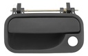 MANIJA EXTERIOR CV CHEVY JOY / POP / SWING / PICK UP 96-12/MONZA 97-12  CON HOYO PARA LLAVE CORRUGADA NEGRA PLASTICO HUSHAN Izquierdo Delantera  