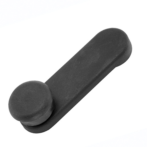 MANIJA DE ELEVAR CV CHEVY JOY / POP / SWING / PICK UP 94-12/MONZA 97-12/TORNADO 04-20/SONIC 12-17  BASE DE ZINC PERILLA NEGRA 16 DIENTES PLASTICO NEGRO HUSHAN    