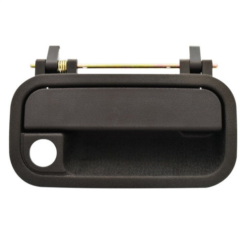 MANIJA EXTERIOR CV CHEVY JOY / POP / SWING / PICK UP 94-95  CON HOYO PARA LLAVE CORRUGADA NEGRA PLASTICO HUSHAN Derecho Delantera  