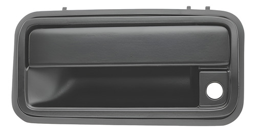 [012-0615-04] MANIJA EXTERIOR CV CHEYENNE/CUSTOM 95-98/SUBURBAN 95-99/SILVERADO 95-98/TAHOE 95-99  GM SIERRA 95-98/YUKON 95-99  CV PICK UP 95-98  CON HOYO PARA LLAVE CORRUGADA NEGRA ZINC HUSHAN Derecho Delantera  