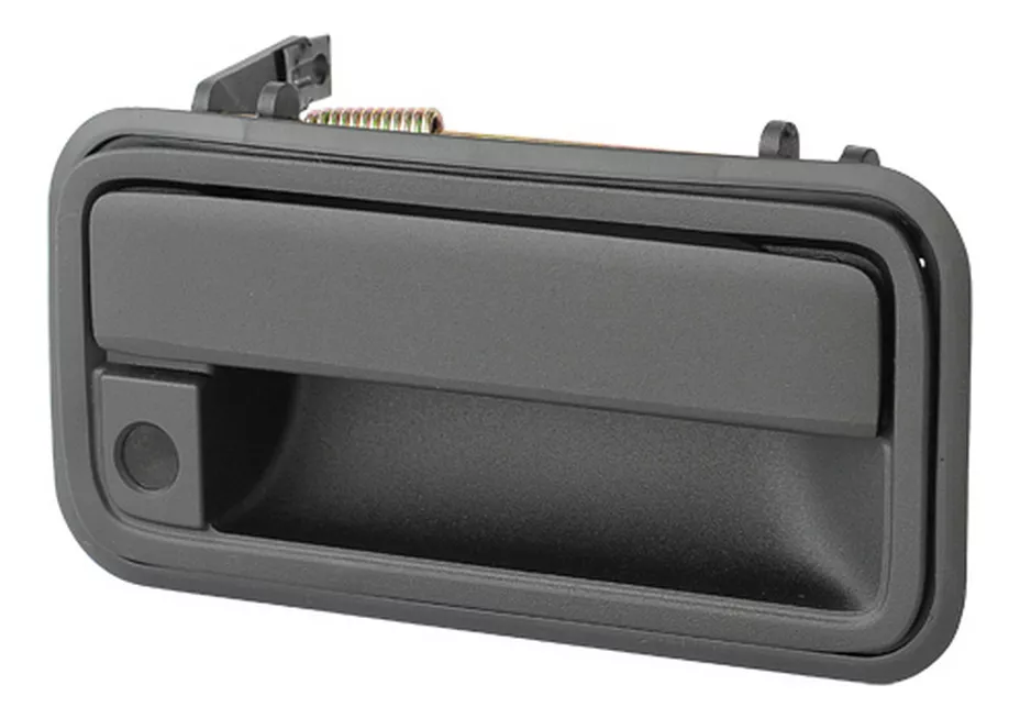 MANIJA EXTERIOR CV CHEYENNE/CUSTOM 95-98/SUBURBAN 95-99/SILVERADO 95-98/TAHOE 95-99  GM SIERRA 95-98/YUKON 95-99  CV PICK UP 95-98  CON HOYO PARA LLAVE CORRUGADA NEGRA ZINC HUSHAN Izquierdo Delantera  