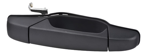 MANIJA EXTERIOR CV CHEYENNE/SILVERADO 07-13/SUBURBAN/TAHOE 07-14/AVALANCHE  GM SIERRA 07-13/YUKON 07-14  CV PICK UP 07-13  SIN HOYO PARA LLAVE CORRUGADA NEGRA PLASTICO HUSHAN Derecho Delantera  