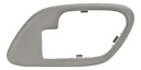 MANIJA INTERIOR CV CHEYENNE/CUSTOM 95-98/SUBURBAN 95-99/SILVERADO 95-98/TAHOE 95-99  GM SIERRA/YUKON 95-98  CD ESCALADE ESV 95-00  CV PICK UP 95-98  SOLO BISEL GRIS PLASTICO HUSHAN Derecho Delantera/Trasera  