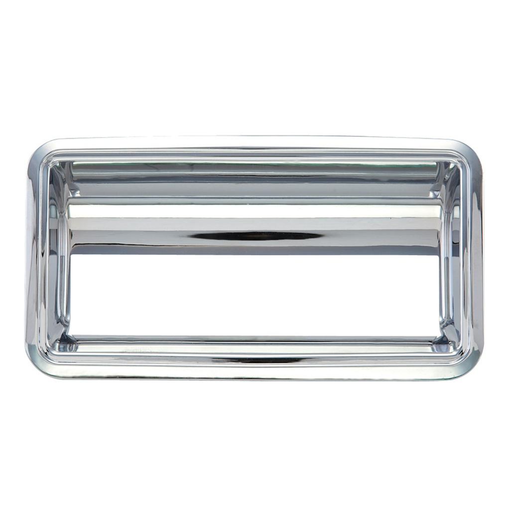 MANIJA DE TAPA CV CHEYENNE/CUSTOM  GM SIERRA  CV PICK UP 92-98  SOLO BISEL CROMO PLASTICO HUSHAN    