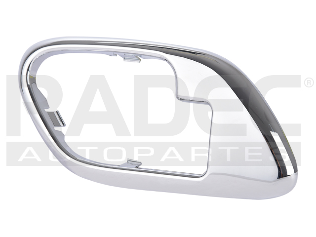MANIJA INTERIOR CV CHEYENNE/CUSTOM 95-98/SUBURBAN 95-99/SILVERADO 95-98/TAHOE 95-99  GM SIERRA/YUKON 95-98  CD ESCALADE ESV 95-00  CV PICK UP 95-98  SOLO BISEL CROMO PLASTICO HUSHAN Izquierdo Delantera/Trasera  