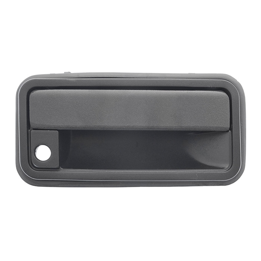 MANIJA EXTERIOR CV CHEYENNE/CUSTOM 95-98/SUBURBAN 95-99/SILVERADO 95-98/TAHOE 95-99  GM SIERRA/YUKON  CV PICK UP 95-98  CON HOYO PARA LLAVE CORRUGADA NEGRA ZINC CON PLASTICO HUSHAN Derecho Delantera  