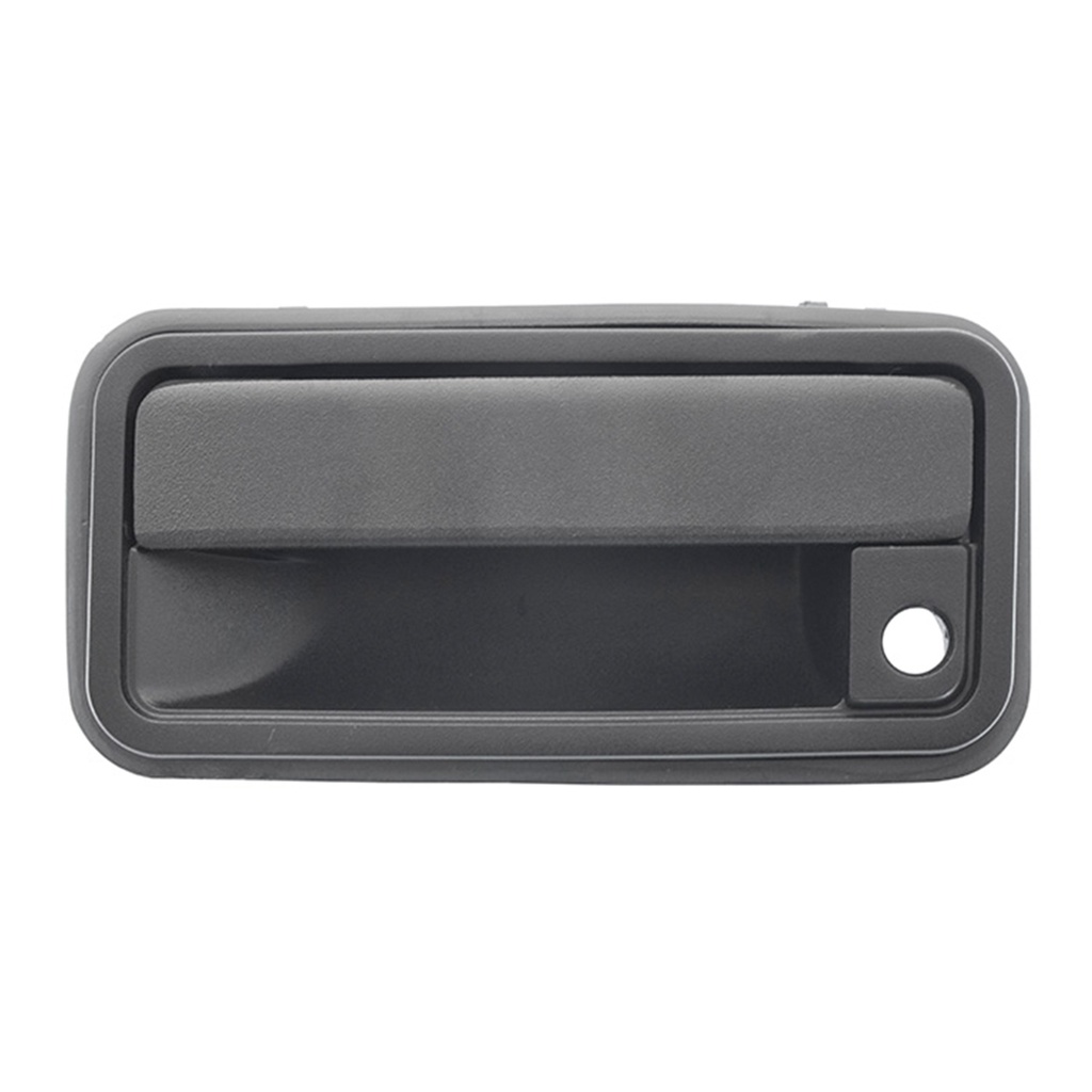 MANIJA EXTERIOR CV CHEYENNE/CUSTOM 95-98/SUBURBAN 95-99/SILVERADO 95-98/TAHOE 95-99  GM SIERRA/YUKON  CV PICK UP 95-98  CON HOYO PARA LLAVE CORRUGADA NEGRA ZINC CON PLASTICO HUSHAN Izquierdo Delantera  