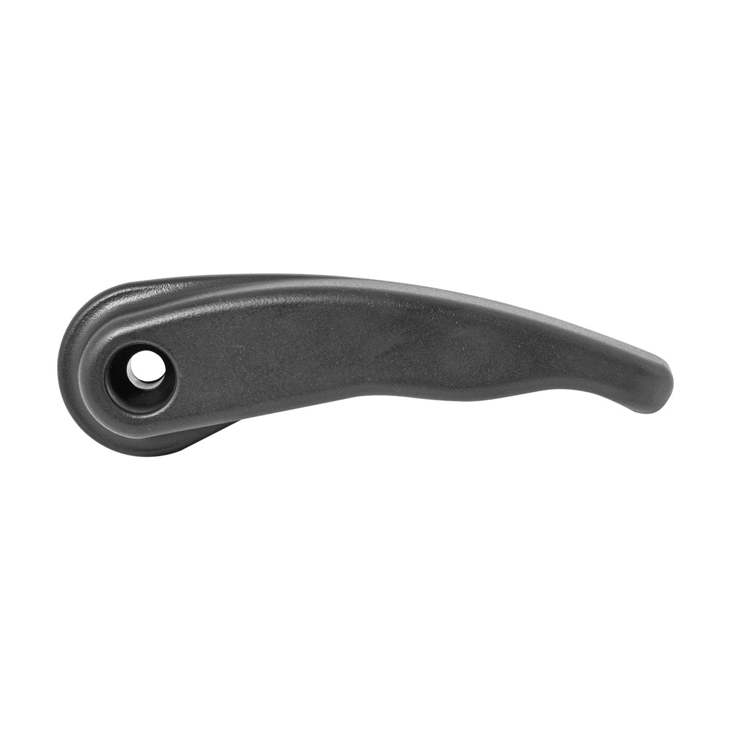 MANIJA INTERIOR CV PICK UP/CHEYENNE/SILVERADO 99-02/SUBURBAN 00-03  CORRUGADA NEGRA PLASTICO PARA RECLINAR ASIENTO HUSHAN Derecho Delantera  