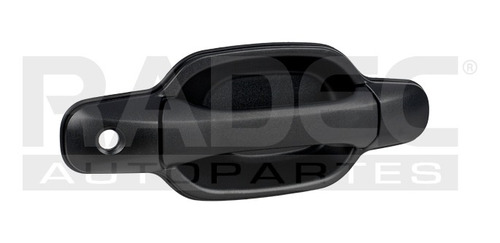 MANIJA EXTERIOR CV COLORADO  GM CANYON 04-12  CON HOYO PARA LLAVE CORRUGADA NEGRA HUSHAN Derecho Delantera  