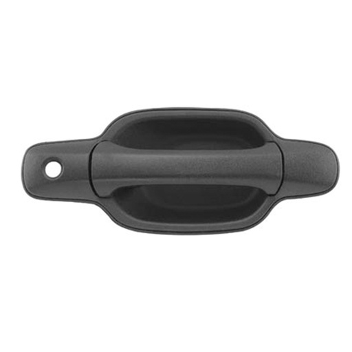 MANIJA EXTERIOR CV COLORADO/GMC CANYON 04-12  CON HOYO PARA LLAVE CORRUGADA NEGRA HUSHAN Izquierdo Delantera