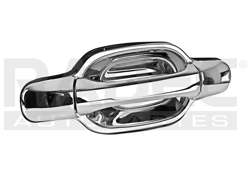 MANIJA EXTERIOR CV COLORADO  GM CANYON 04-12  CROMADA PLASTICO HUSHAN Derecho Trasera  