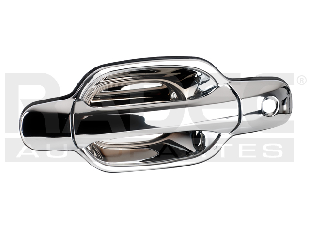MANIJA EXTERIOR CV COLORADO  GM CANYON 04-12  CON HOYO PARA LLAVE CROMADA PLASTICO HUSHAN Izquierdo Delantera  