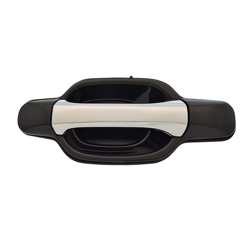 MANIJA EXTERIOR CV COLORADO  GM CANYON 04-12  LISA PARA PINTAR NEGRA/CROMO PLASTICO HUSHAN Izquierdo Trasera  