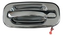 MANIJA EXTERIOR CV SILVERADO 99-06/SUBURBAN/TAHOE/SONORA 00-06/AVALANCHE 02-06  GM SIERRA 99-06/YUKON 00-06  CV CHEYENNE 99-06  CON HOYO PARA LLAVE CROMADA PLASTICO HUSHAN Izquierdo Delantera  