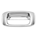 MANIJA DE TAPA CV SILVERADO  GM SIERRA 99-06  SOLO BISEL CROMO PLASTICO HUSHAN    